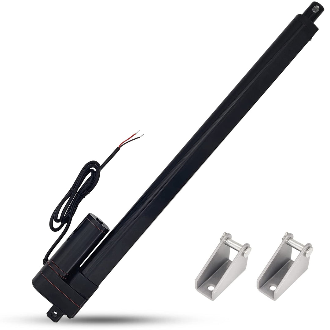 400mm Hub 3000N IP65 Wasserdicht Linearantrieb 12V Linear Actuator Linearmotor 5mm/s Mit Montagebüge