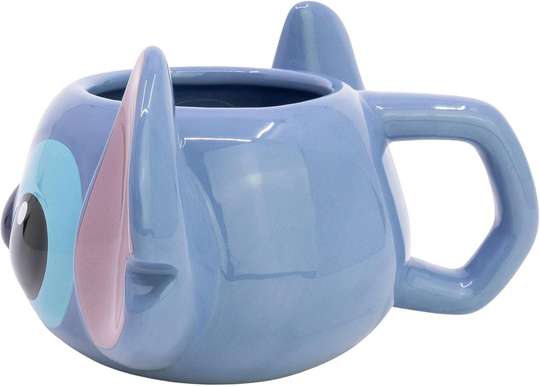 KERAMIKTASSE 3D 375 ML STITCH, Einfarbig, 1 Unidad (Paquete de 1), Einfarbig
