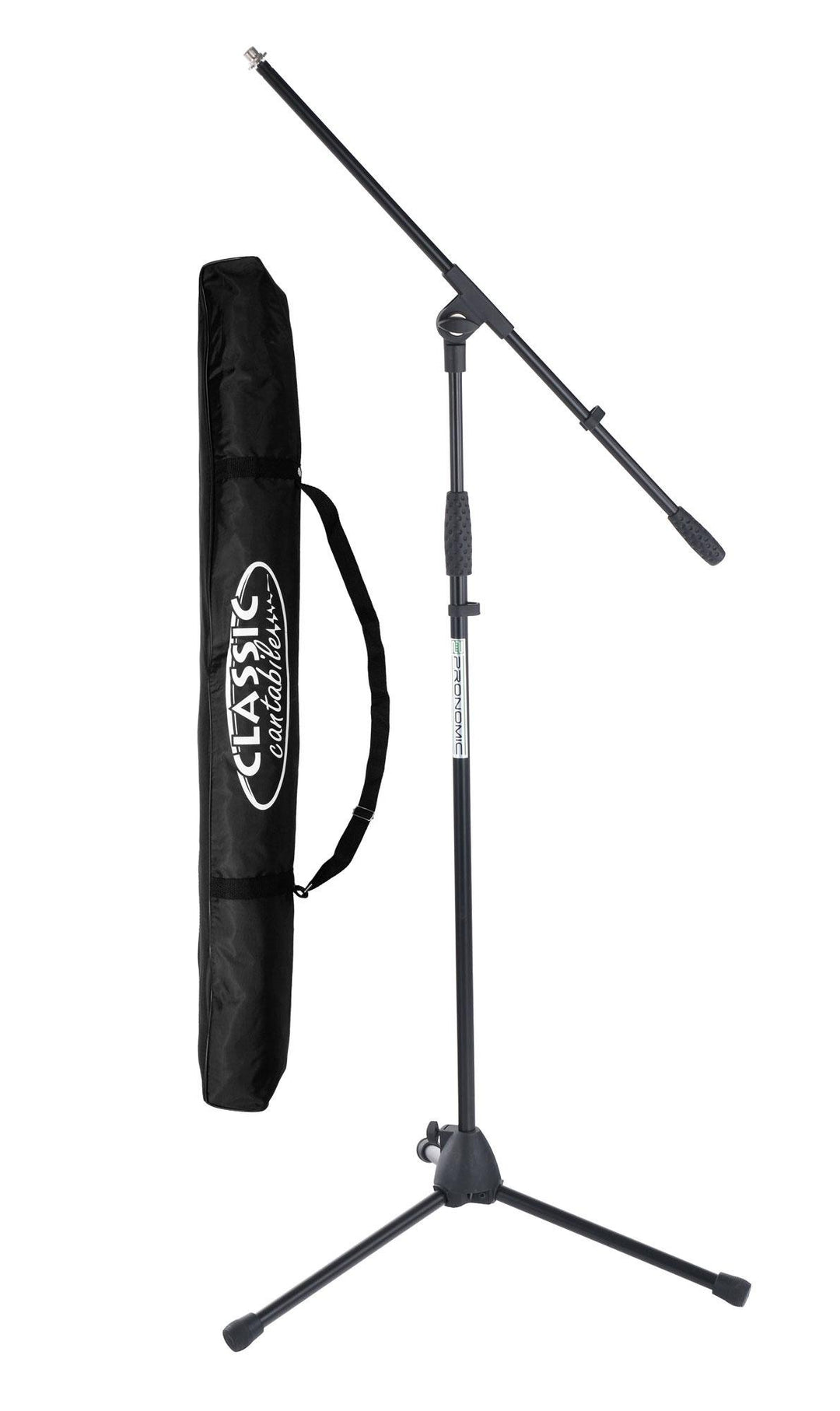 Pronomic MS-116 Pro Mikrofonstativ mit Galgen im SET + Classic Cantabile Mikrofonständertasche