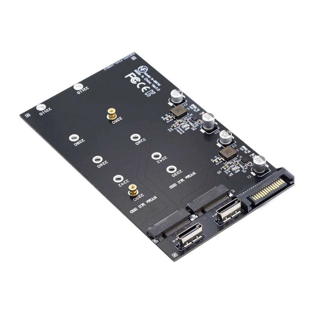 chenyang M.2 zu Oculink Adapter, PCIe NVME/AHCI SSD 2 zu 2 SFF-8611/8612 Adapter unterstützt 2230/22