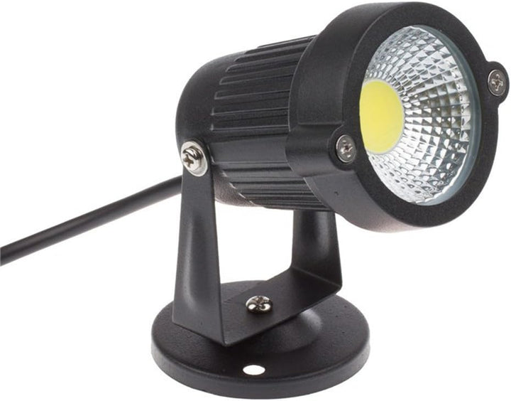 4er 5W LED Gartenleuchte mit Base Gartenstrahler IP65 wasserdicht 85-265V/AC für Garten, Terrasse, P