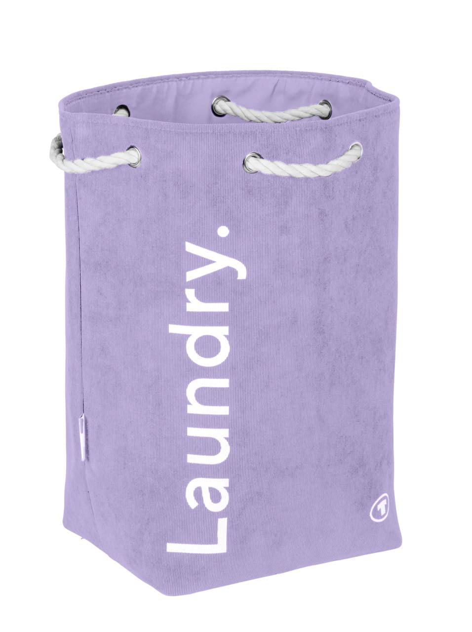 TOM TAILOR Wäschesammler mit Kordelgriff Lilac mit Kordelzug zum Zuziehen Lila - Flieder