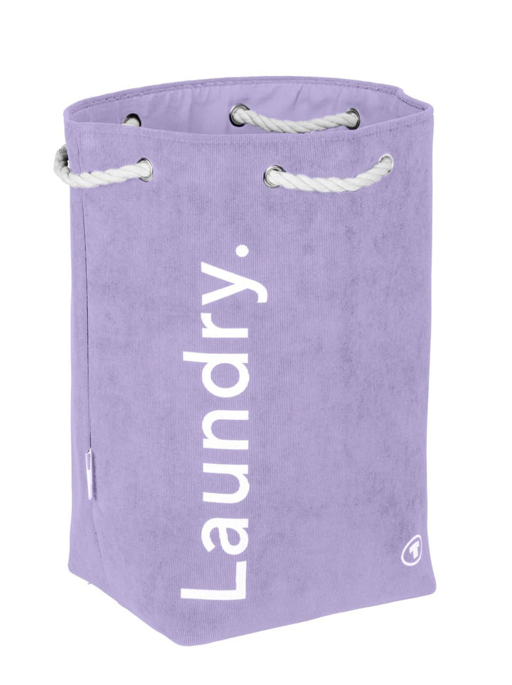 TOM TAILOR Wäschesammler mit Kordelgriff Lilac mit Kordelzug zum Zuziehen Lila - Flieder