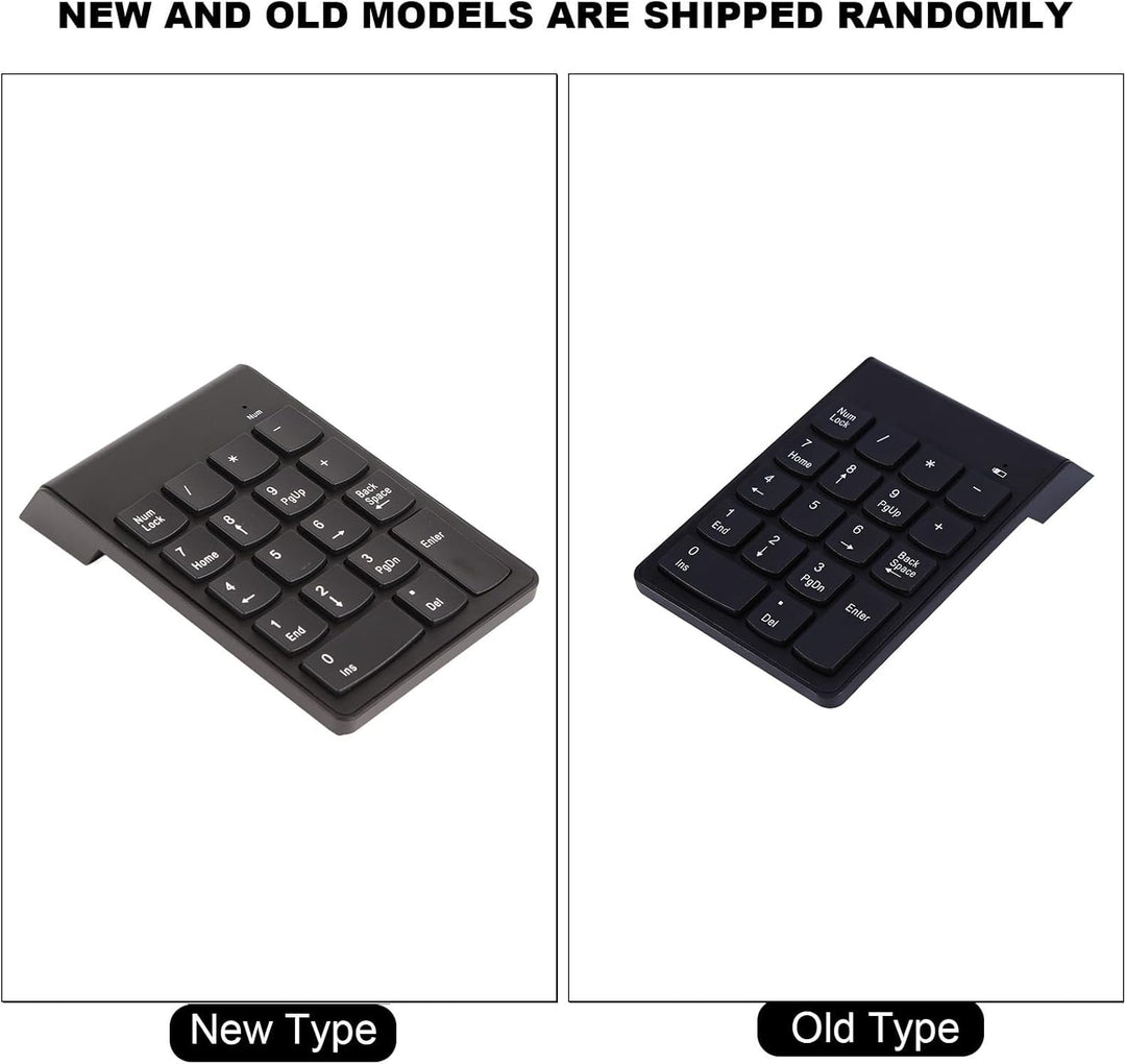 Richer-R 2.4G Wireless Numberic Tastatur, Tragbare Kabellos Nummernblock/Numeric Keypad 18 Tasten Zi