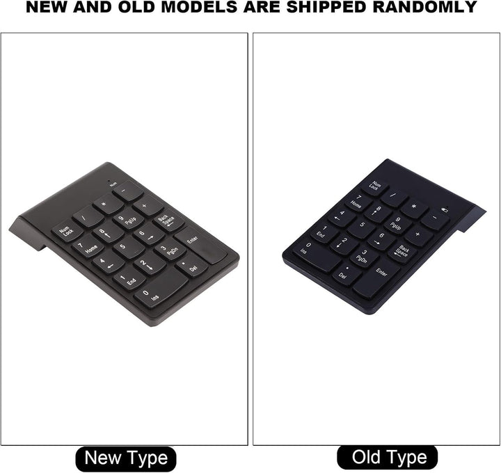 Richer-R 2.4G Wireless Numberic Tastatur, Tragbare Kabellos Nummernblock/Numeric Keypad 18 Tasten Zi