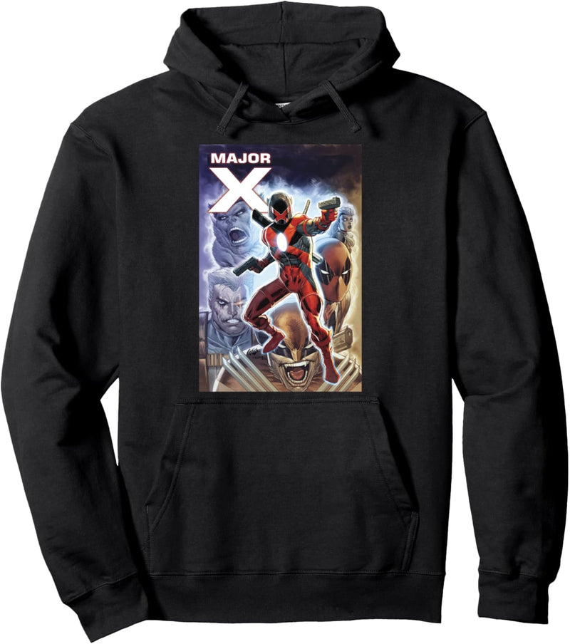 Marvel Major X Comic Cover Pullover Hoodie