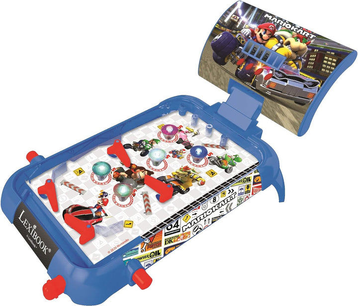 Lexibook JG610NI Mario Kart Nintendo elektronisches Flipperspiel, Action-und Reflexspiel für Kinder