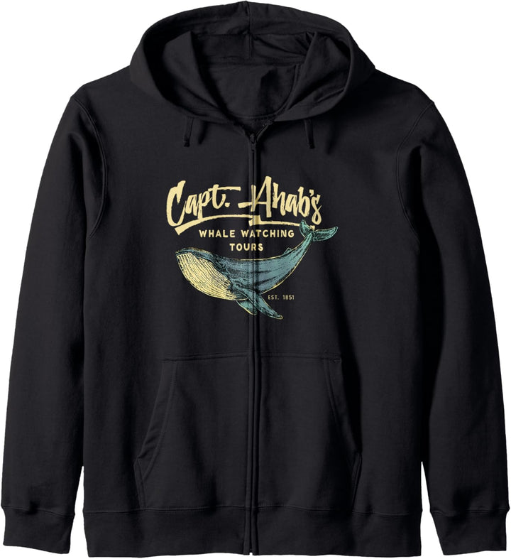 Moby Dick, Herman Melville Wal literarisches Geschenk Kapuzenjacke