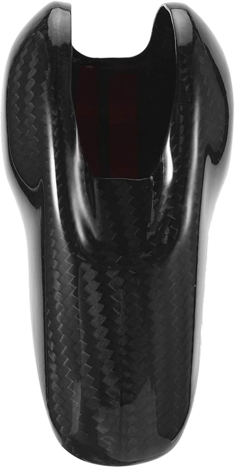 Auto Schaltknauf Abdeckung, Kohlefaser Schaltknauf Abdeckung Innenverkleidung Passt für Porsche MACA