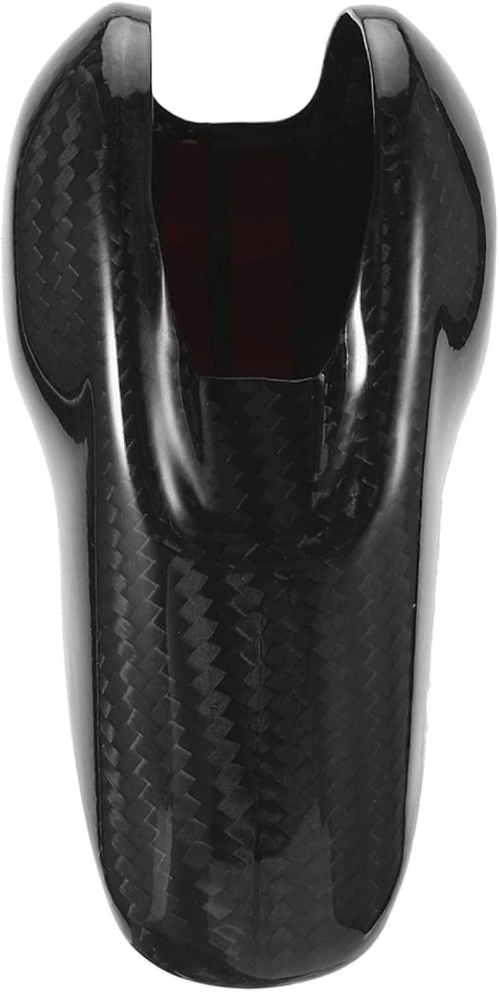 Auto Schaltknauf Abdeckung, Kohlefaser Schaltknauf Abdeckung Innenverkleidung Passt für Porsche MACA