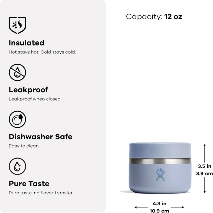 Hydro Flask Isolierter Lebensmittelbehälter, Agave, 340 ml, 340 ml Agave-gr&amp;