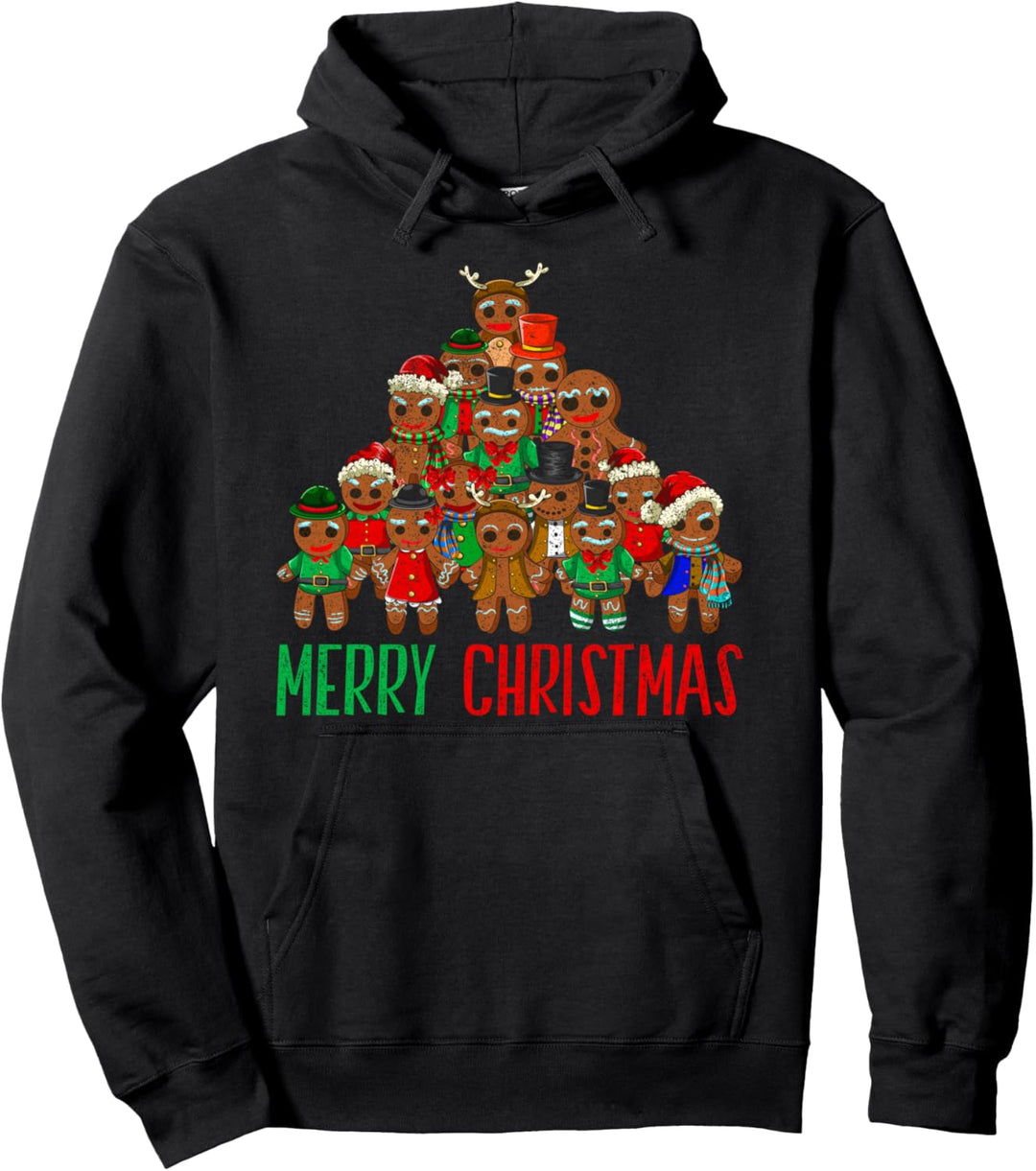 Jungen Pajama Party Geschenk Weihnachten Lebkuchen Pullover Hoodie