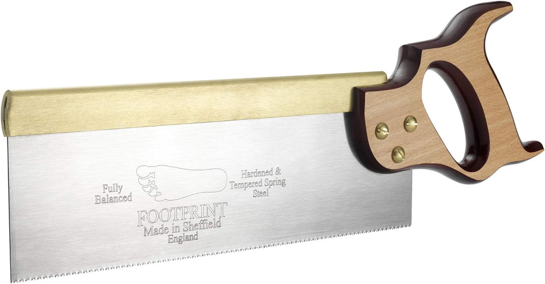 Footprint 256 Brass Back Tenon Saw 12 in 300mm (12in) 13tpi, 300mm (12in) 13tpi