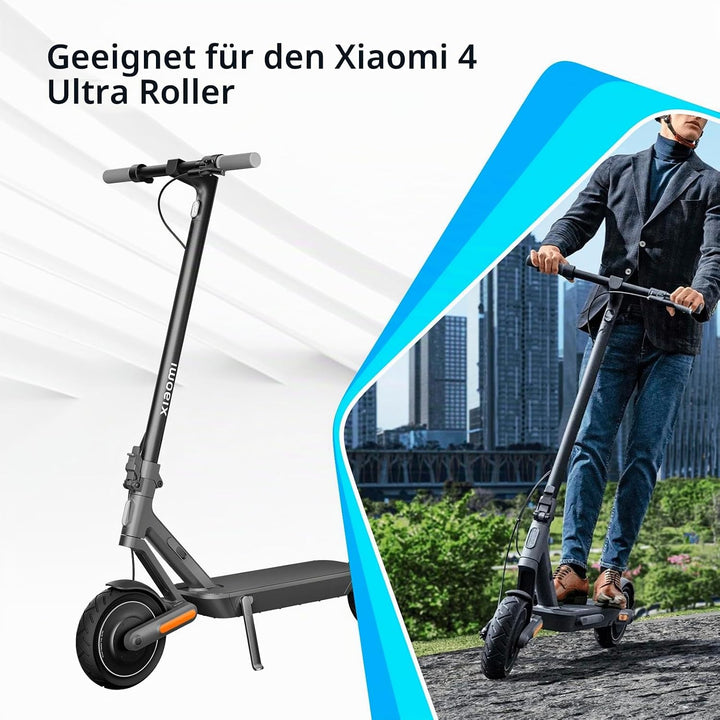 ulip Ersatzreifen für Xiaomi 4 Ultra NAVEE S65C Electric Scooter vorne und hinten 250x64 Schwarz, Sc