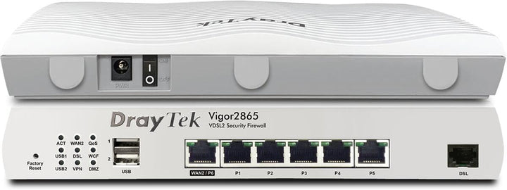 DrayTek Vigor 2865 Series- Dual-WAN VPN Firewall Router (Annex-B) Vigor 2865 (Annex-B), Vigor 2865 (