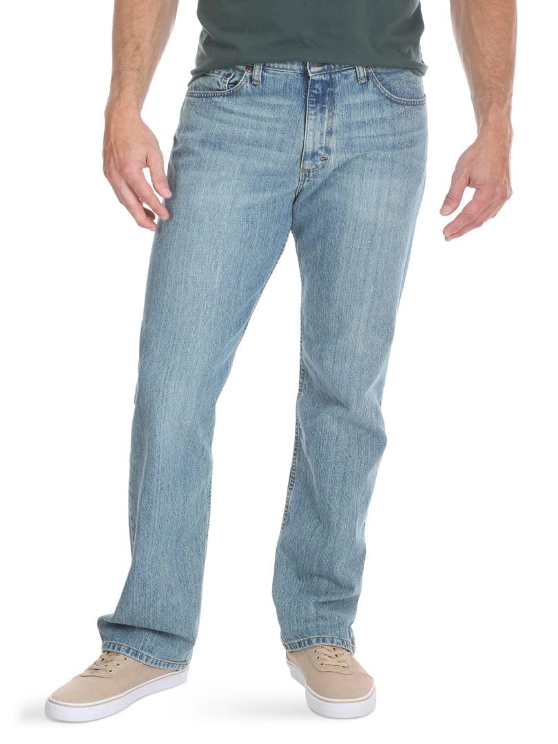 Wrangler Authentics Herren Big & Tall Classic Comfort-Waist Jeans 29W / 30L Blau - Chalk Blue, 29W /