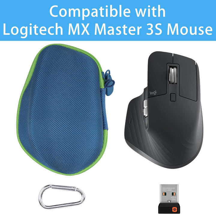 co2CREA Hart Schutz Hülle Etui Tasche für Logitech MX Master 4 /Master 3 /Master 3S Kabellose Maus B