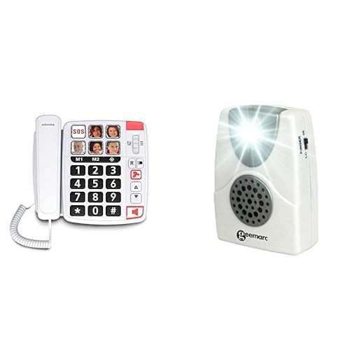 SwissvoiceXtra 1110 Un & Geemarc CL11Geemarc CL11 Akustische Telefon-Anrufanzeige mit Blitzlicht – K