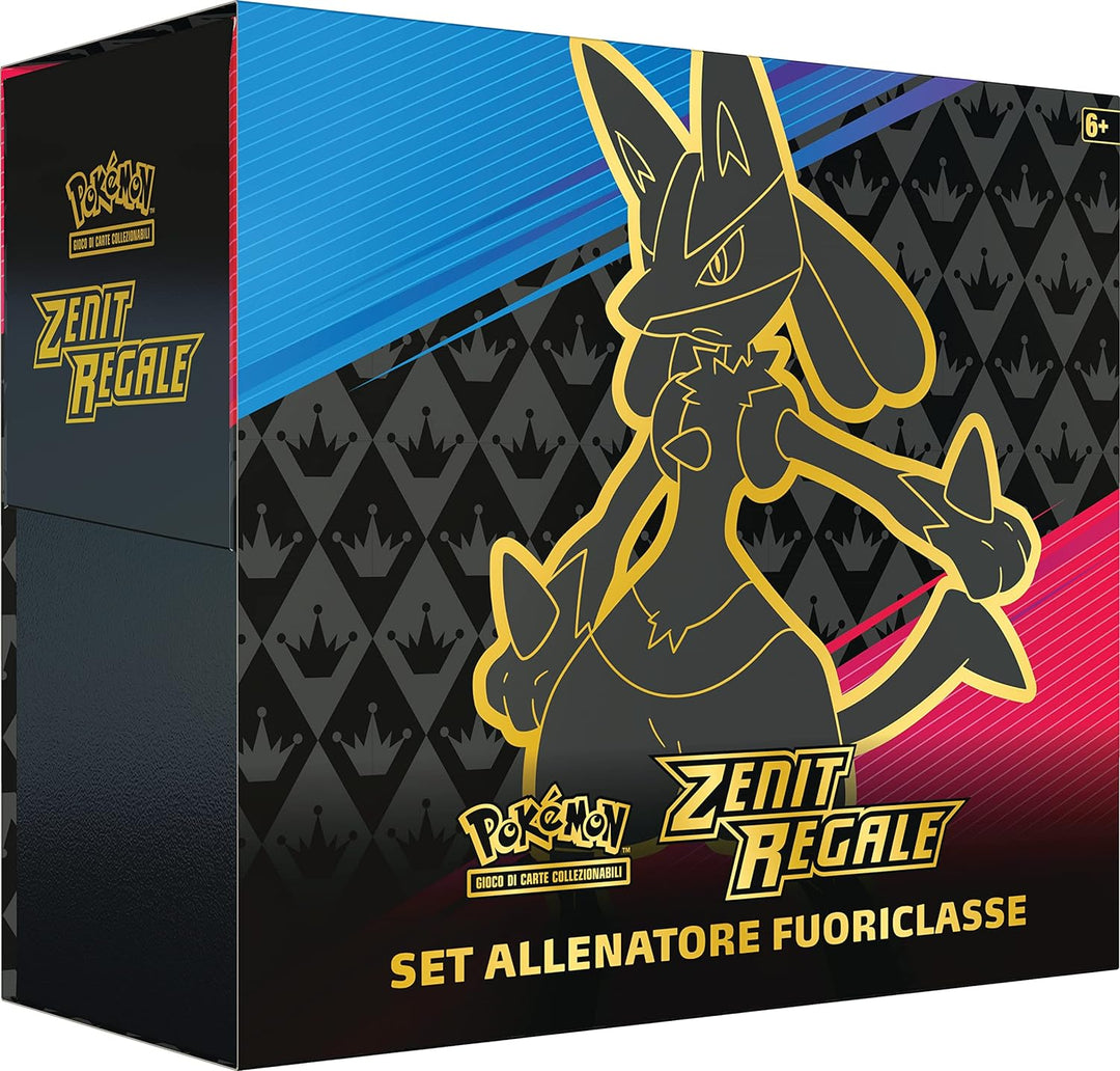 Pokémon Zenit Erweiterungs-Trainer-Set (10 Erweiterungshüllen und Zubehör), italienische Edition