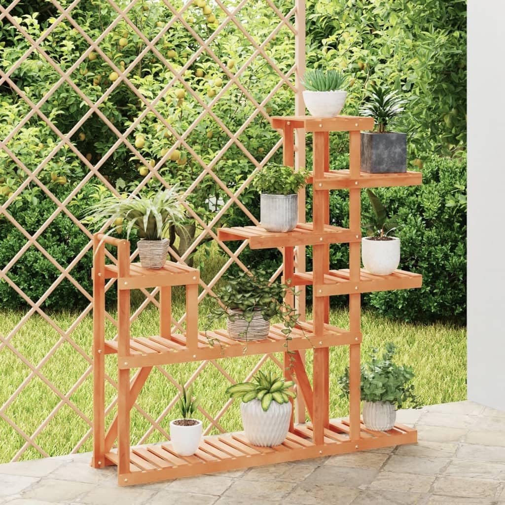 vidaXL Blumenständer, Pflanzenregal Holz, Blumenregal für Wohnzimmer Balkon Terrasse, Pflanzenstände