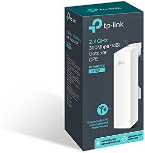 TP-Link Pharos Serie CPE210 Outdoor WLAN Access Point (für professionelle Anwender, 300 Mbit/s auf 2