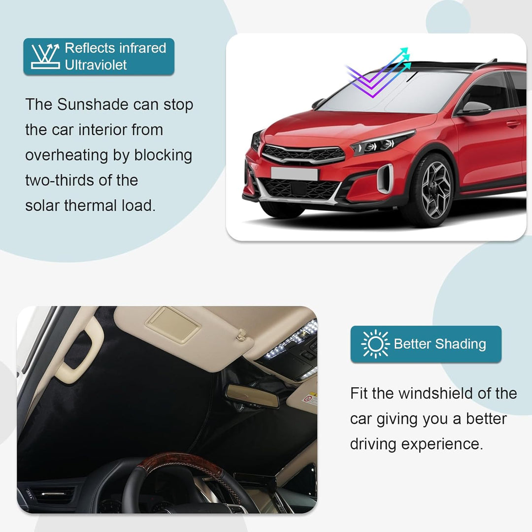[Upgrade] CDEFG Kompatibel mit Kia Ceed Proceed XCeed SW GT 2018-2025 2026 Sonnenschutz Abdeckungen