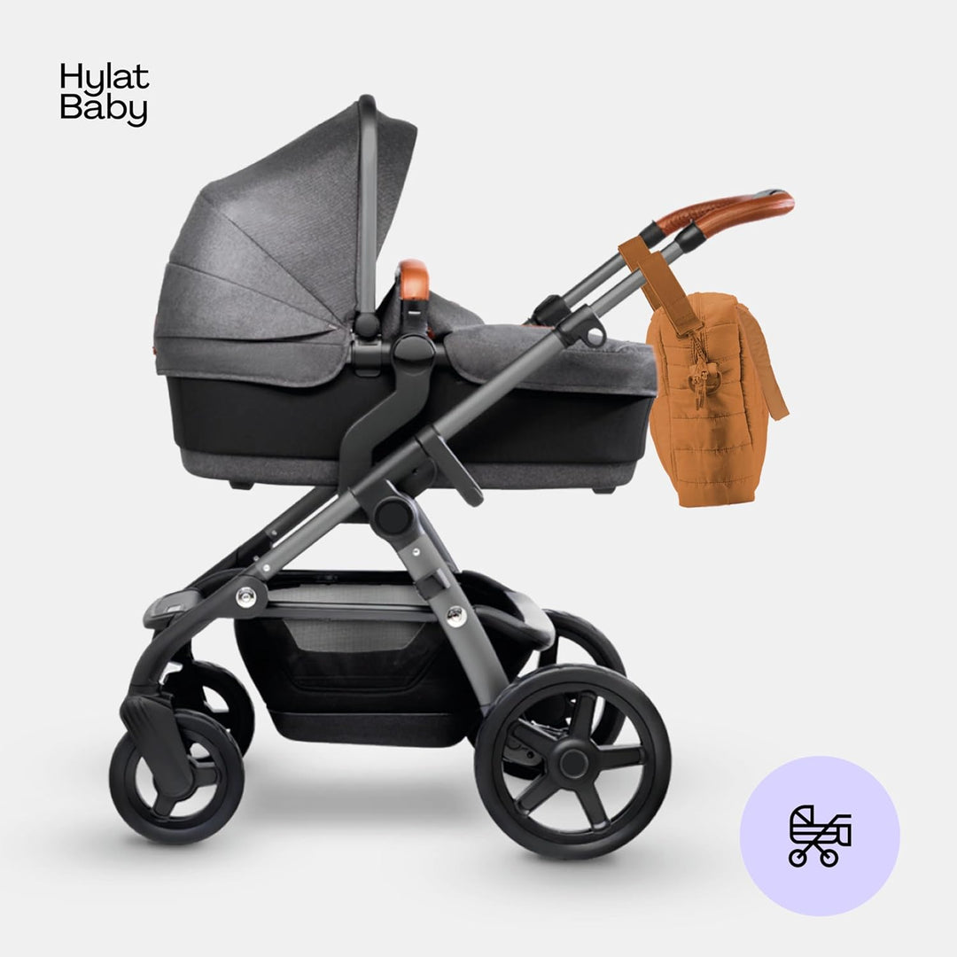 Hylat Baby Wickeltasche – Wickeltasche Kinderwagen, Leichte &amp; Vielseitige Mit Gepolstertem Fach - fu