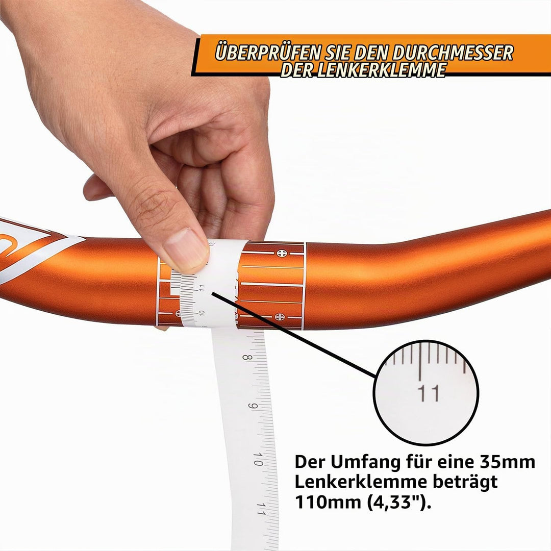 Funn Kingpin Mountainbike-Lenker mit Lenkerklemme 35mm und Breite 785mm, robuster und leichter Legie