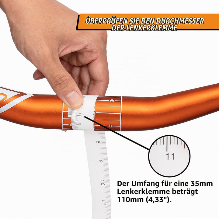 Funn Kingpin Mountainbike-Lenker mit Lenkerklemme 35mm und Breite 785mm, robuster und leichter Legie