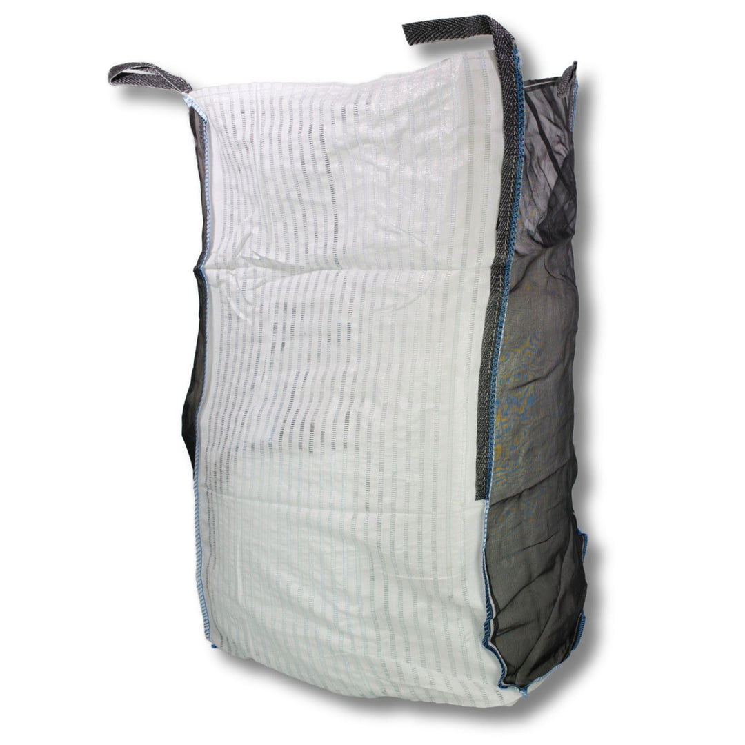 dm-Folien Holz Big Bag 100x100x165cm I 10 Stück I SWL 1.000 kg I Robuster Big Bag Holz mit 2 Ventila