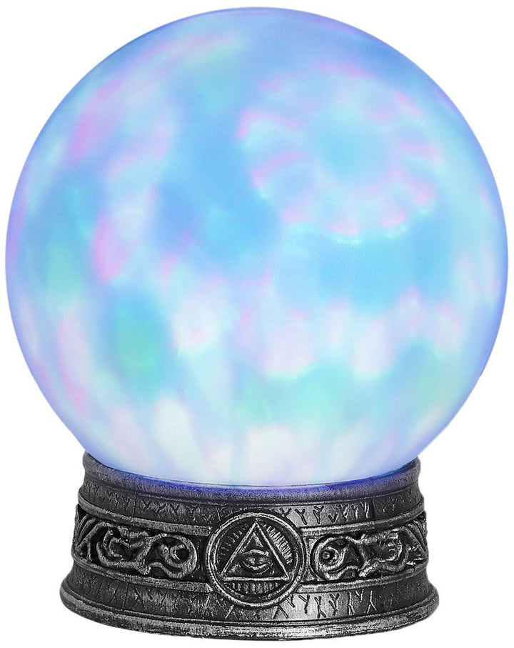 W WIDMANN MILANO Party Fashion 07102 - Magische Kristallkugel, mit Licht und Sound, 20 cm, Dekoratio