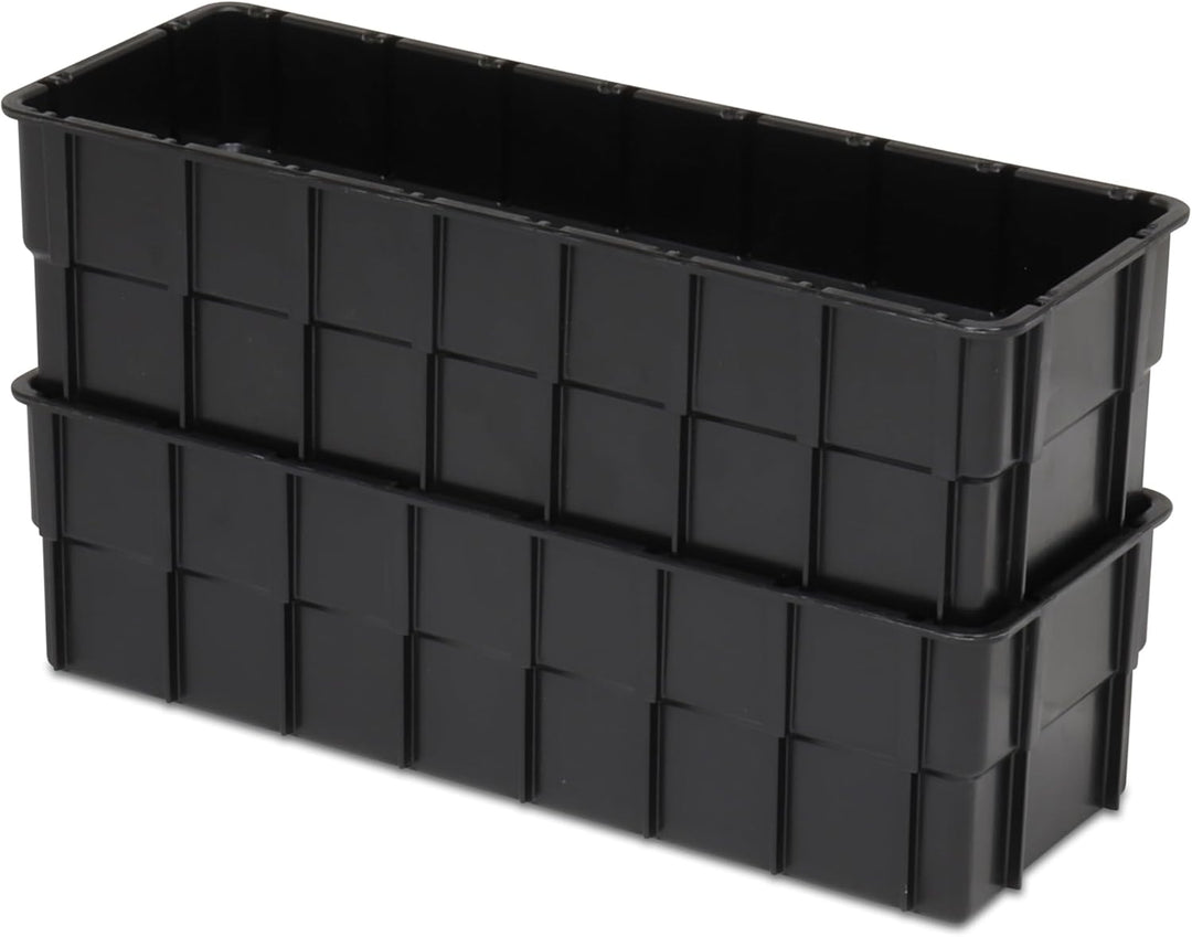 Einsatzkasten Einteilungs-Set für Eurobehälter, Schubladen mit Innenmass 362x262 mm (LxB), 102 mm ho