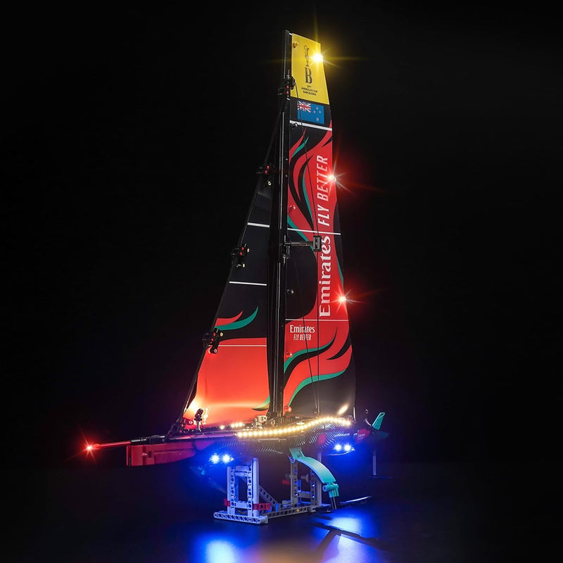 BrickBling Led Licht Set Kompatibel mit Lego Emirates Team New Zealand AC75 Yacht (Kein Modell), Dek