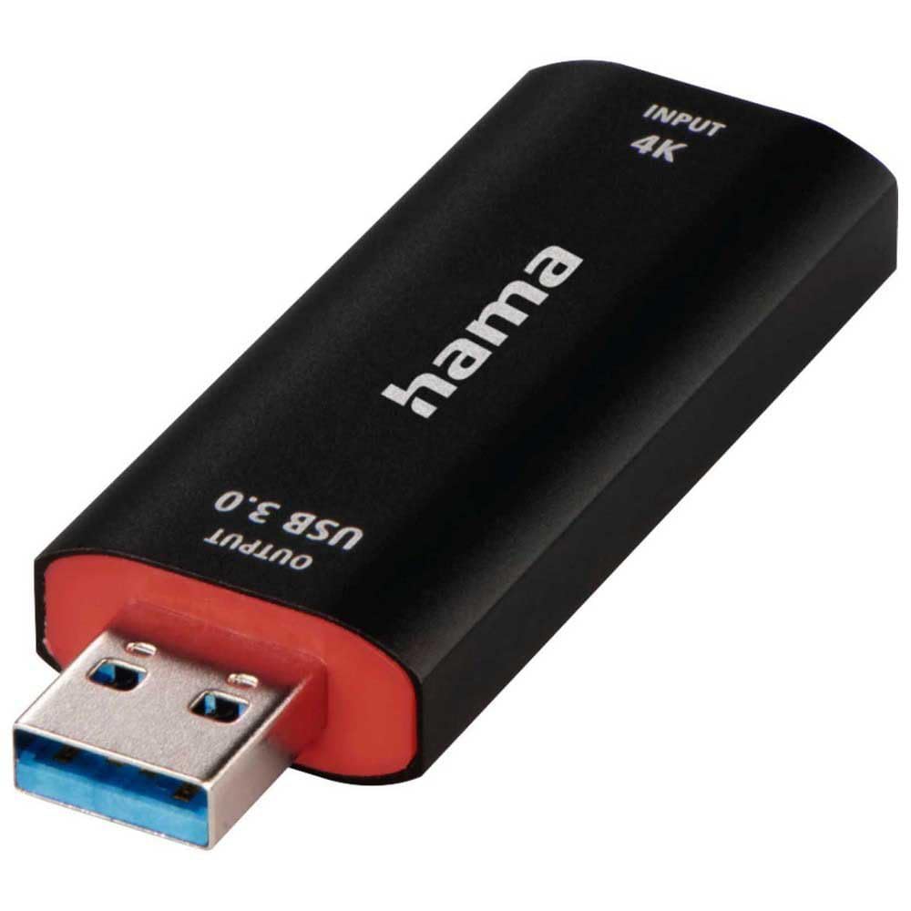 Hama Video Capture Card 4K HDMI zu USB 3.0 Videoaufnahmekarte (zur direkten Aufnahme Spiegelreflexka