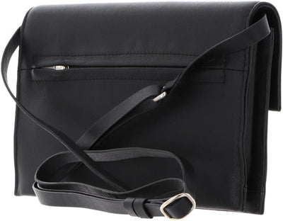 Voi Soft Leila Clutch Tasche Leder 23 cm Schwarz, Schwarz