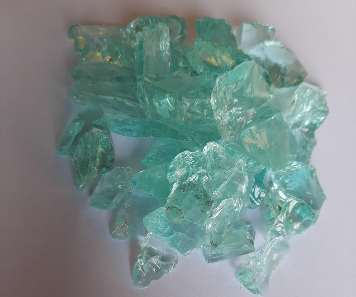 Feuerglas, 3/4" Wassergrün (2, Kilogramm) 2 Kilogramm, 2 Kilogramm