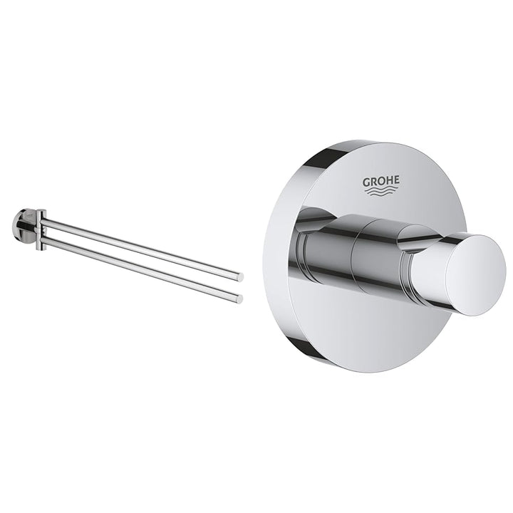 GROHE Essentials | BADACCESSOIRES - Handtuchhalter | 2-ARMIG | 40371001 & Essentials Bad-Accessoires