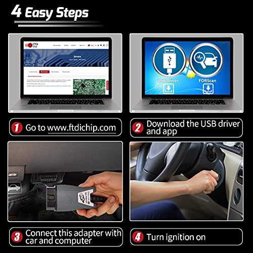 Vgate vLinker FS OBD2 USB Adapter für for-Scan HS/MS-CAN Auto Switch