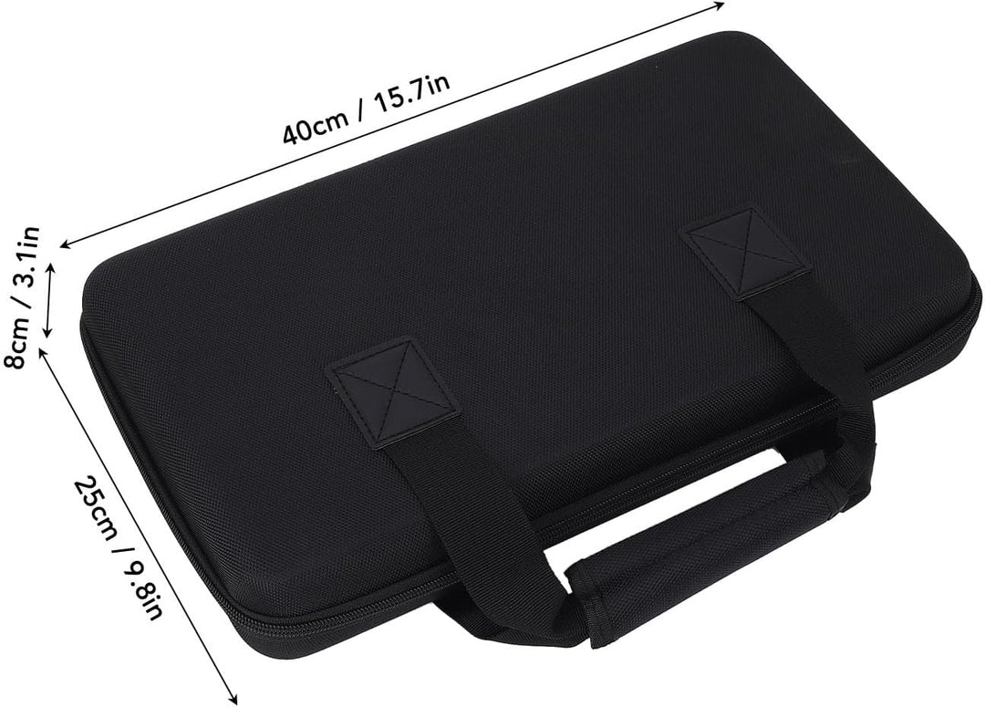 Eujgoov DJ Controller Tasche 40x25x8cm 600D Oxfordstoff Kompatibel mit DDJ-FLX4/SB3/RB verstellbare