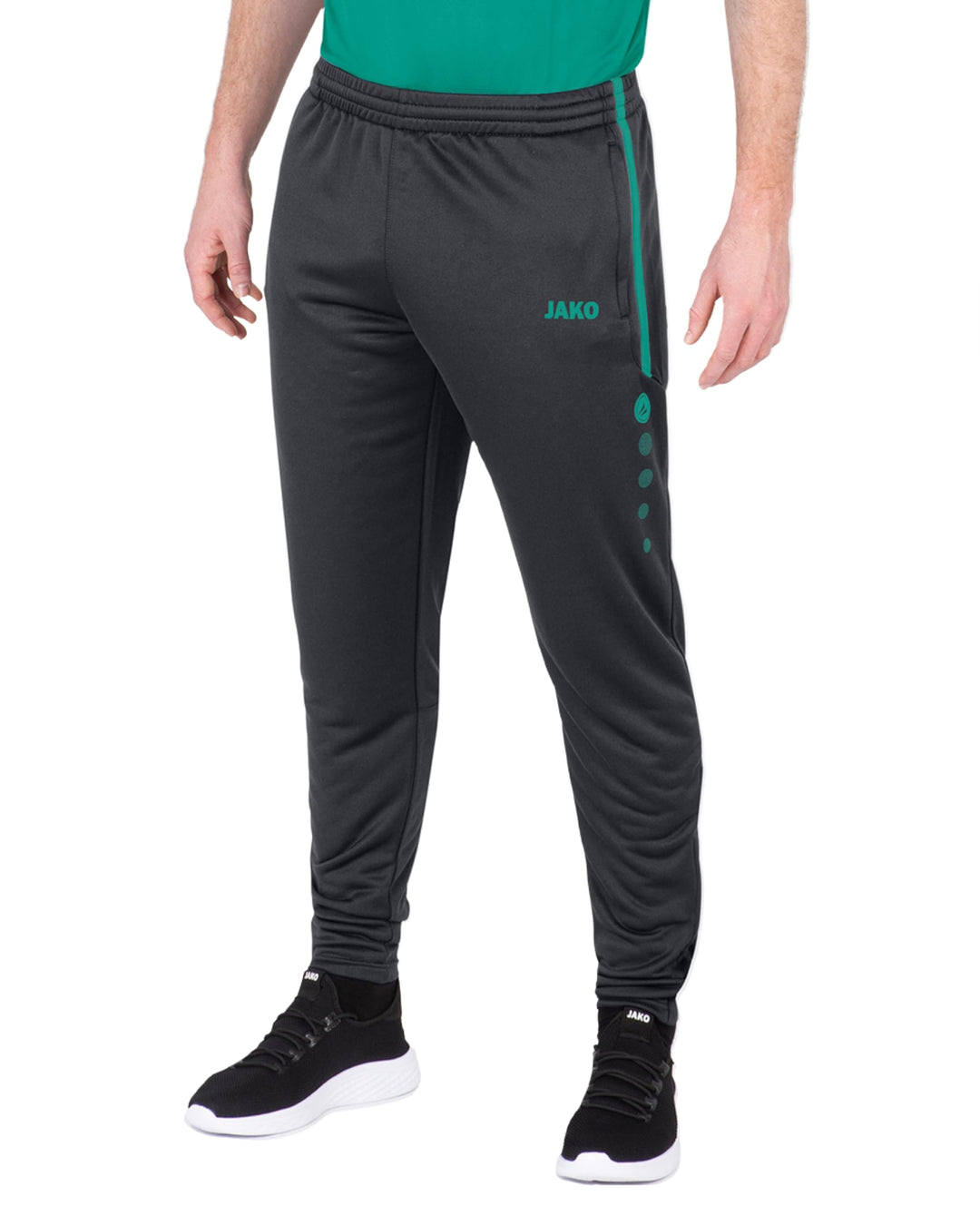 JAKO Herren Trainingshose Active I Sporthose Herren lang mit Elastischem Bund & Seitentaschen I Trai