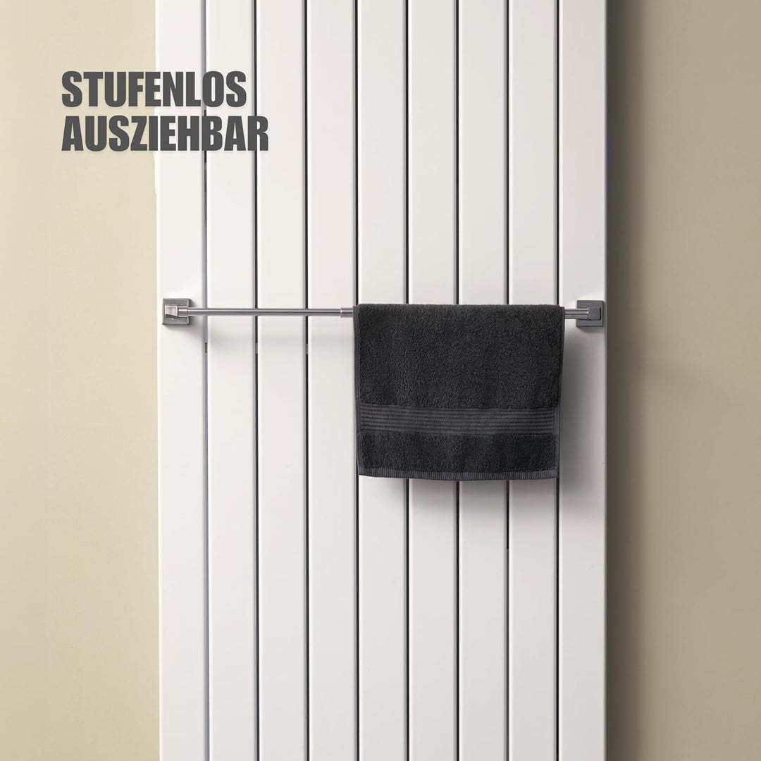 KRONWELL® Handtuchhalter Heizkörper - ausziehbar - Handtuchhalter Magnetisch - Badheizkörper Handtuc