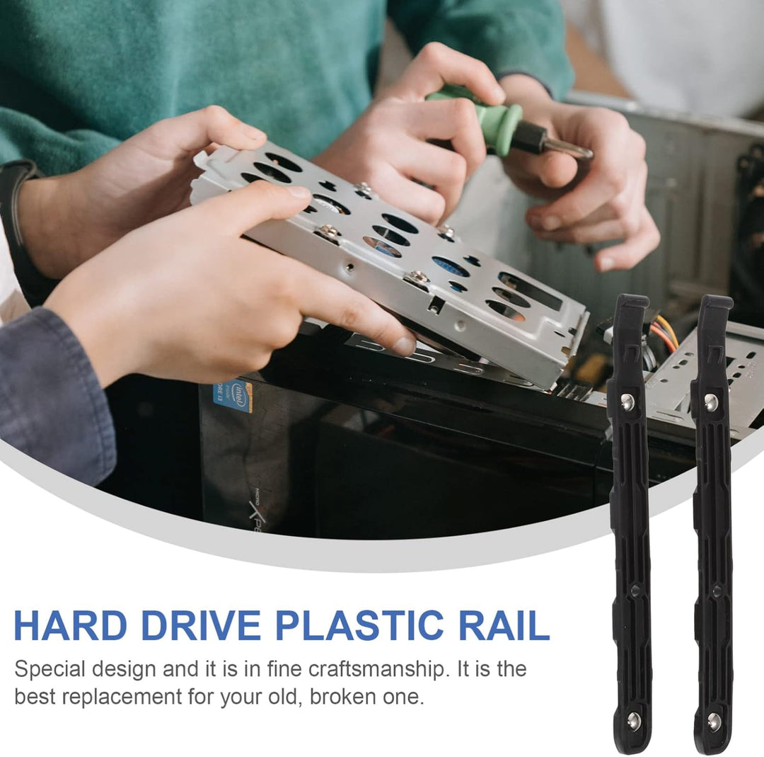 SOLUSTRE 2Paar Interne Ständer Halterung Halterung für HDD-Computer Ersatz Montage-Hartschienen Zube