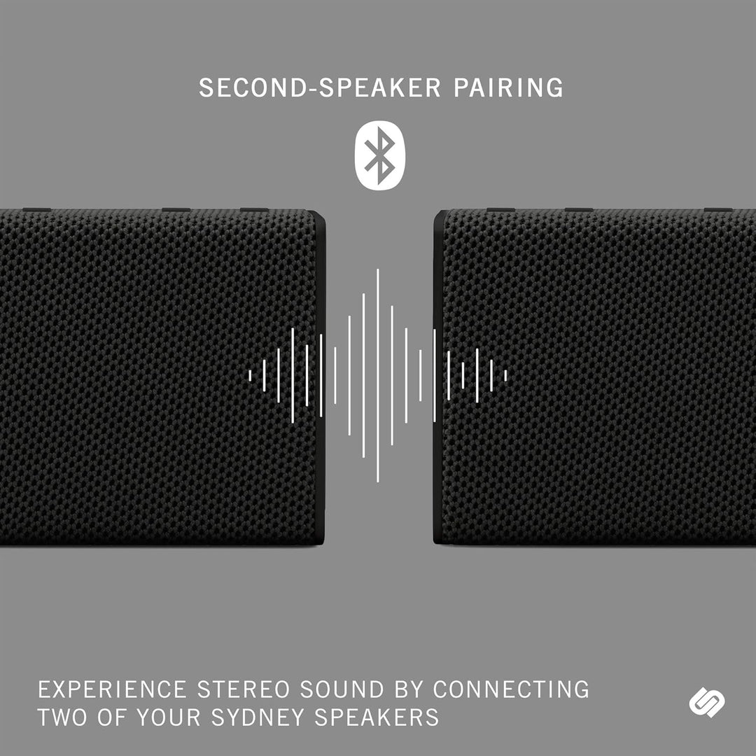 Urbanista Sydney Kabelloser Taschenlautsprecher Bluetooth 5.0, 5 Stunden Spielzeit, spritzwassergesc