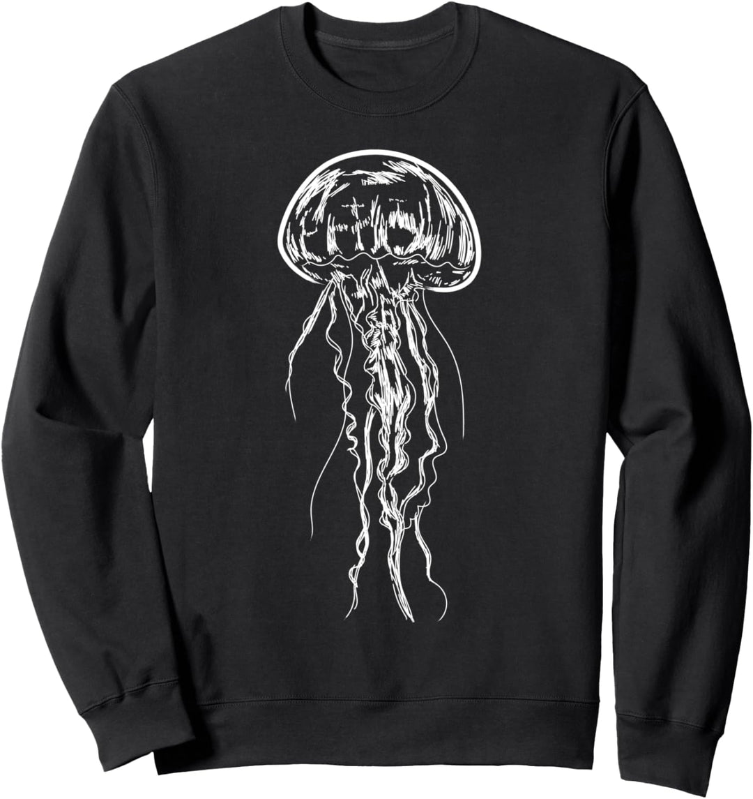 Quallen Illustration Kleidung Meduse Geschenk Qualle Sweatshirt