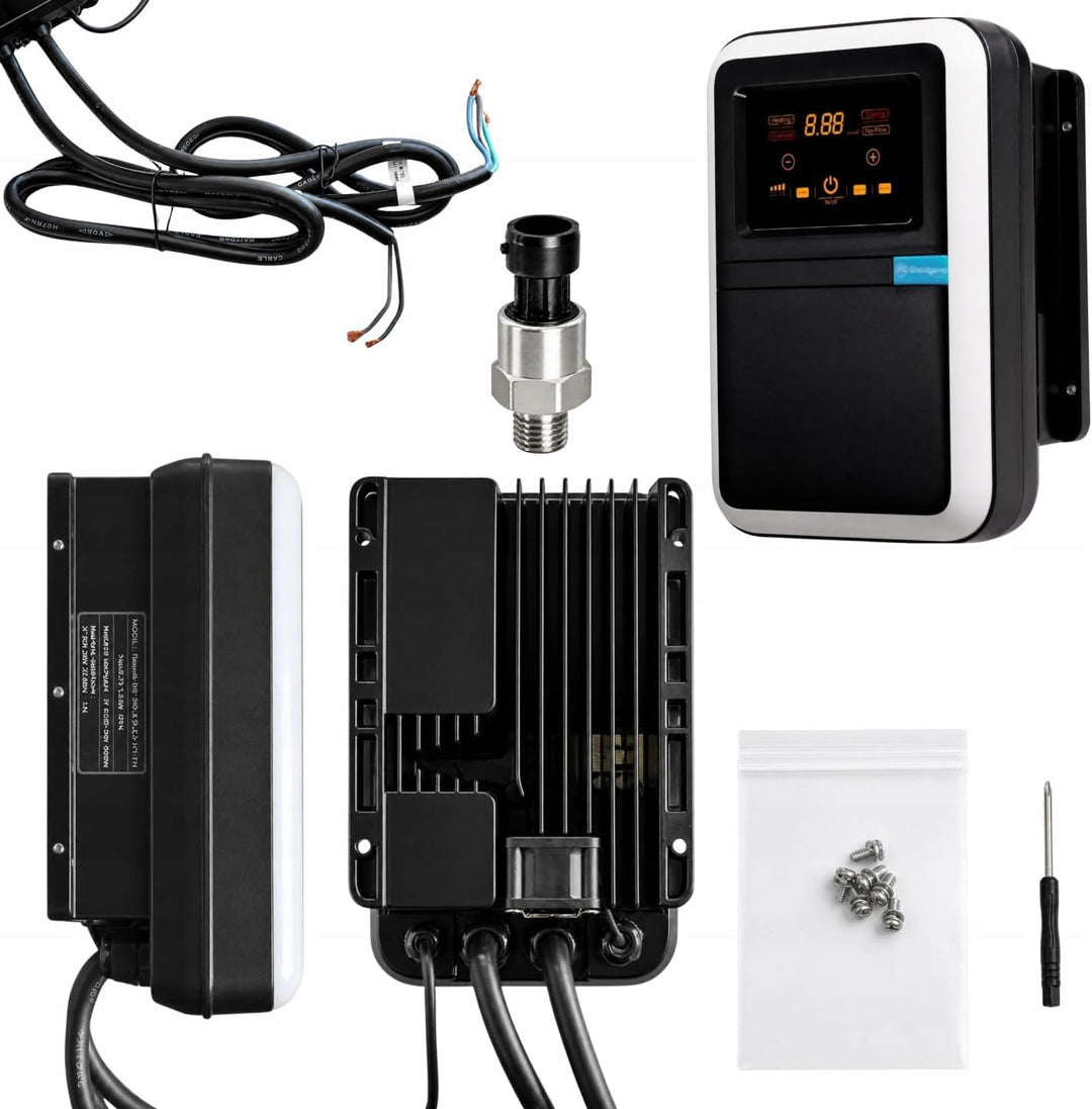 Tiefbrunnenpumpe ZEN 4/11 3,5 Zoll mit Frequenzumrichter – Sandverträgliche Edelstahl-Tauchpumpe, Br