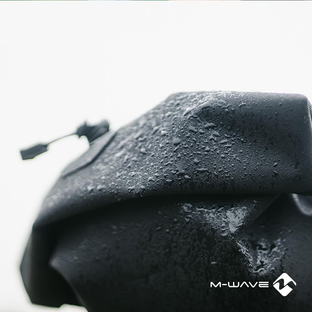 M-Wave Satteltasche Rough Ride II Saddle L Fahrradtasche Sattel, Schwarz