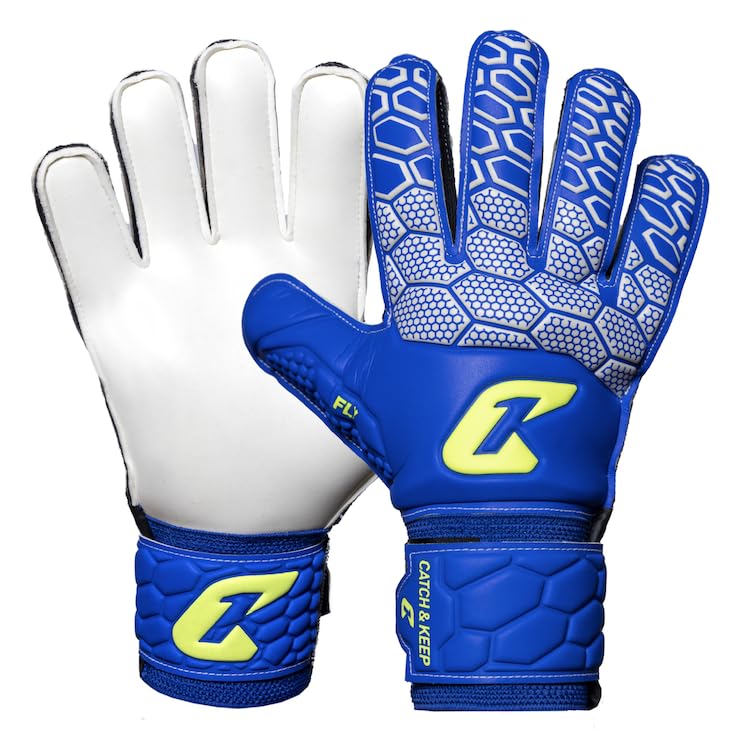 CATCH & KEEP Fly Kids Torwarthandschuhe – Premium Fussballhandschuhe für Kinder mit starkem, haltbar