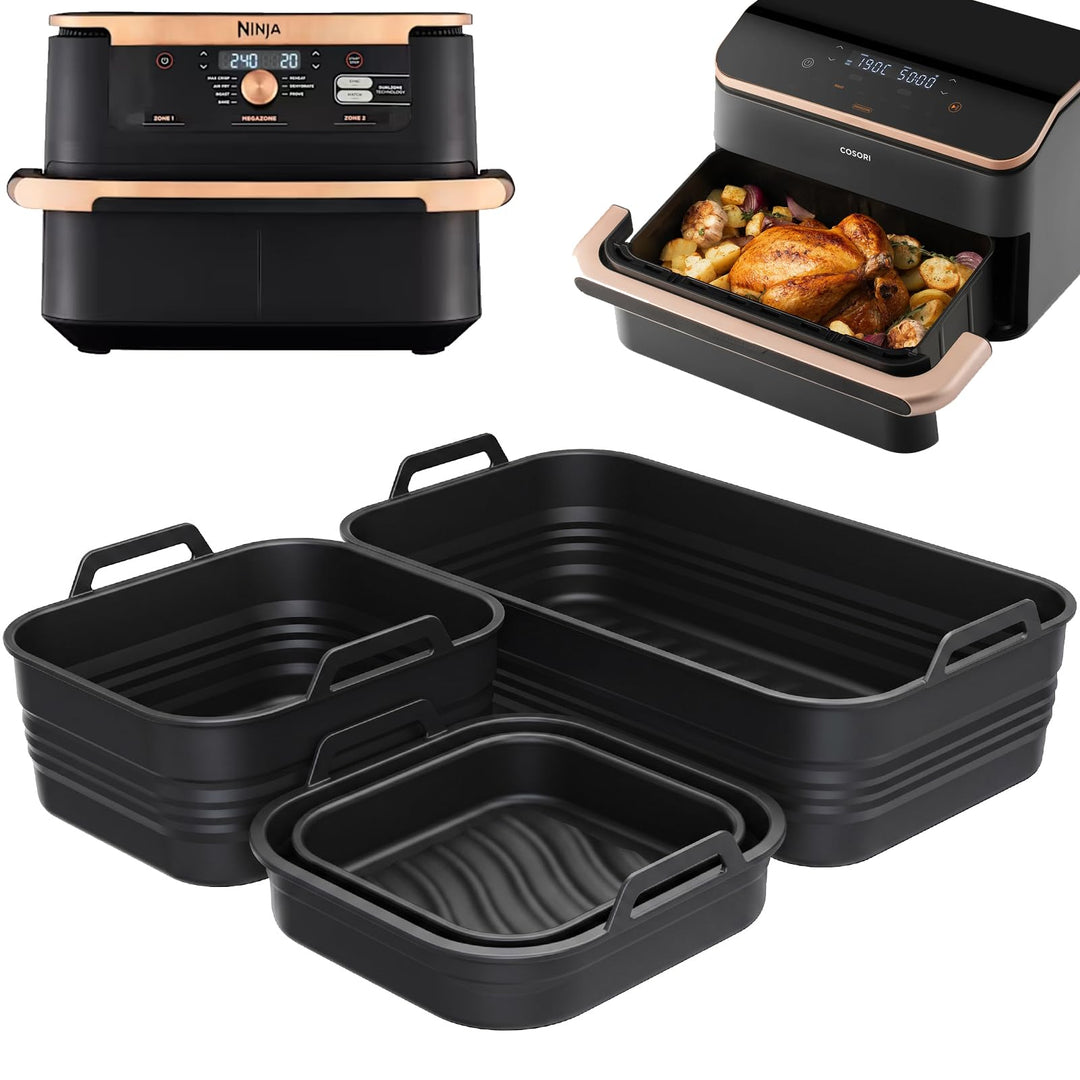 Heissluftfritteuse Silikonform für Ninja AF500EU AF500EUCP 10,4L | COSORI 10L Airfryer Zubehör Wiede