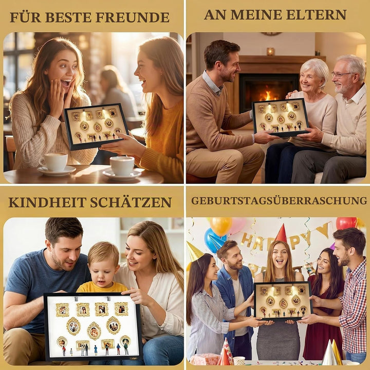 DIY Mini Museum Silhouette Box, DIY Mini Museum Bilderrahmen, Mi ni Figuren, Mi ni Menschen Figuren