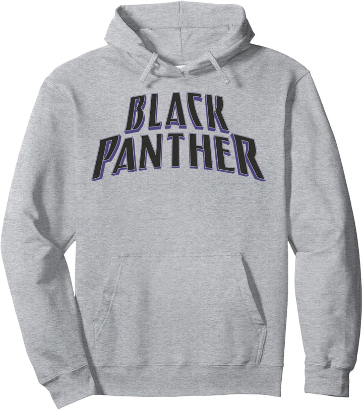 Marvel Black Panther Movie Logo Pullover Hoodie